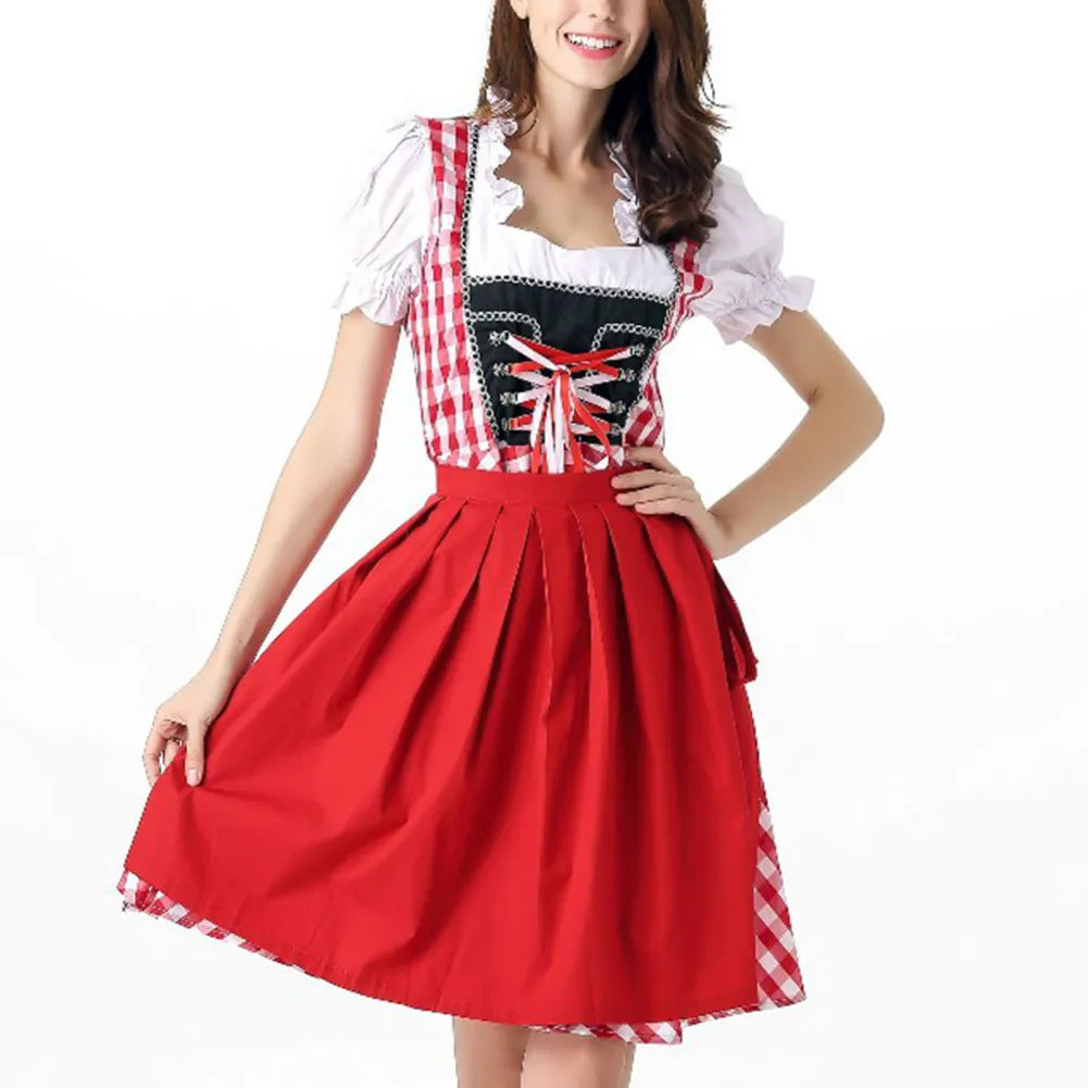 Devako Aneliese - 3-teiliges Oktoberfest-Kostümset für Damen