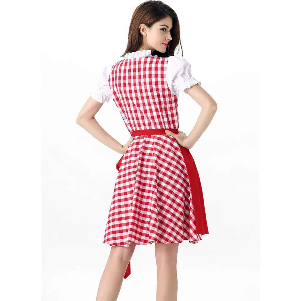 Devako Aneliese - 3-teiliges Oktoberfest-Kostümset für Damen