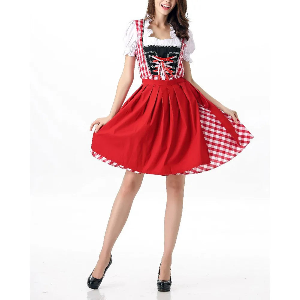 Devako Aneliese - 3-teiliges Oktoberfest-Kostümset für Damen