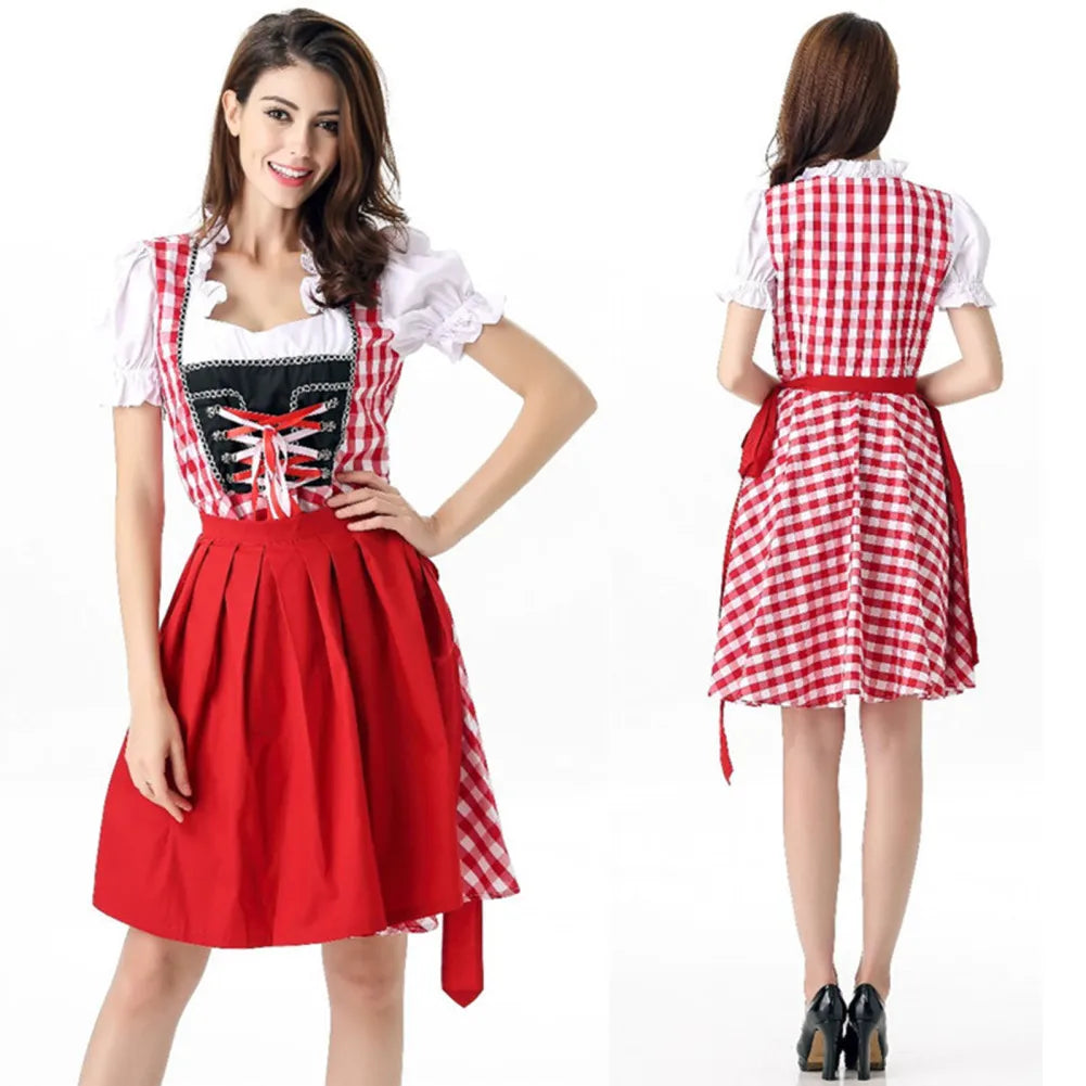 Devako Aneliese - 3-teiliges Oktoberfest-Kostümset für Damen