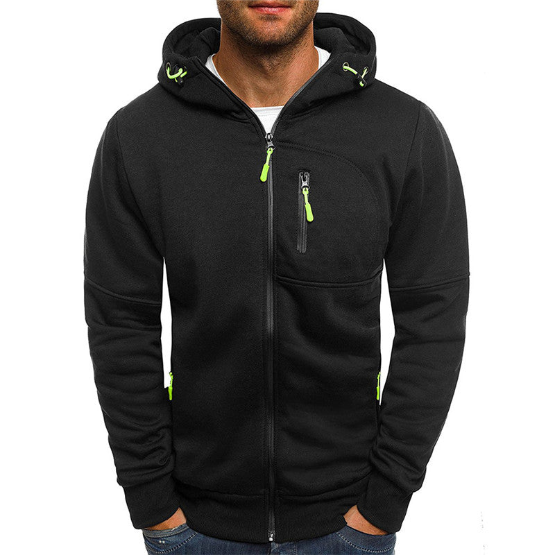 Herren Hoodie mit Reißverschluss – Fleece & Kapuze für Komfort