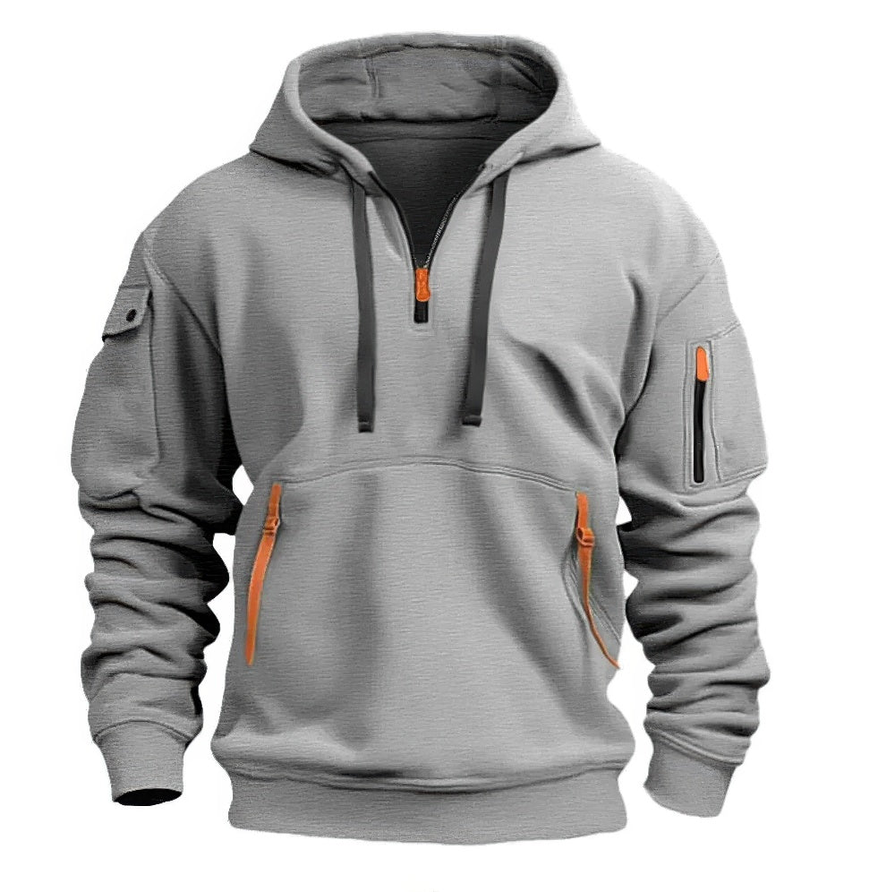 Maglione da uomo con cappuccio in cotone - Comodo e casual