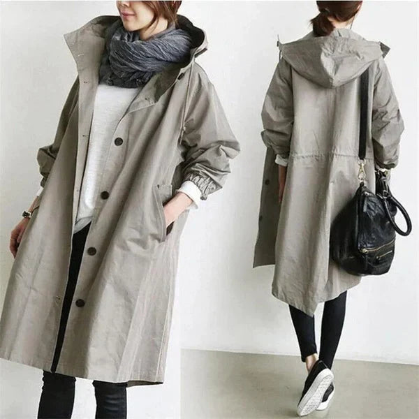 Emilie | Eleganter und leichter Regenmantel