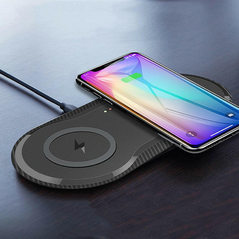 Devako Wireless Charger Duales Ladegerät für Mobiltelefone