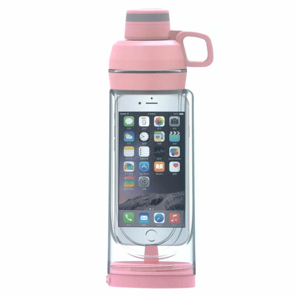 Smart Sport Wasserflasche | Mit wasserdichtem Aufbewahrungsfach