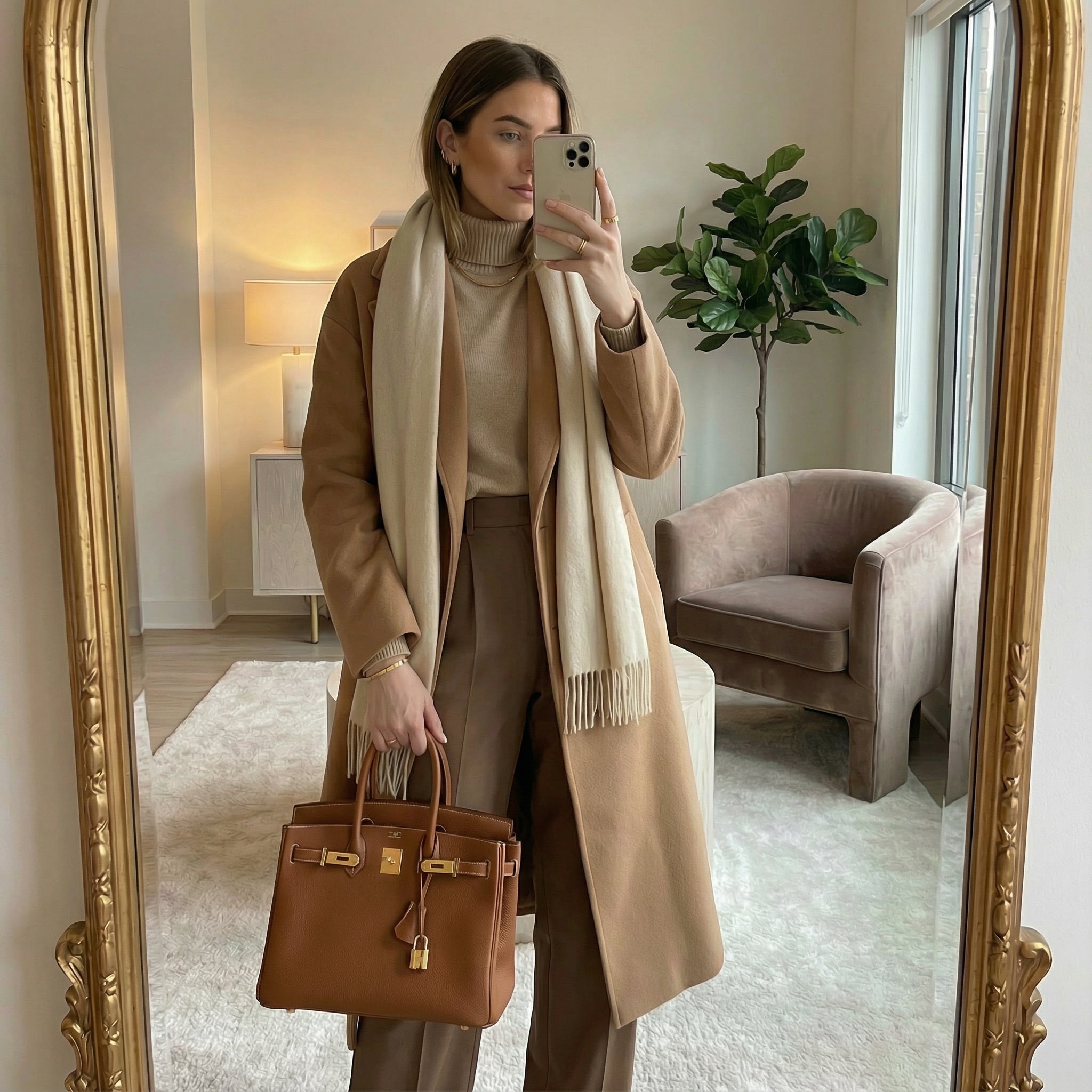 Velká dámská kožená kabelka – elegantní, prostorná a nadčasová