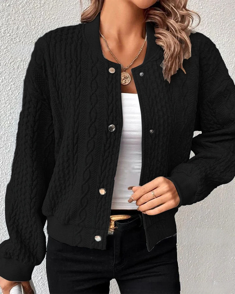 Klassische Strickjacke mit Knöpfen - Bridie