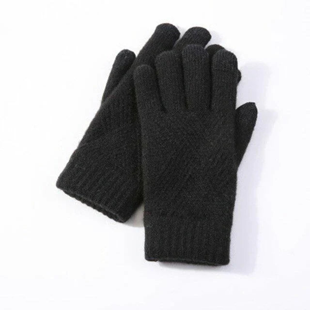 Bequeme gestrickte Damenhandschuhe - Isabelle