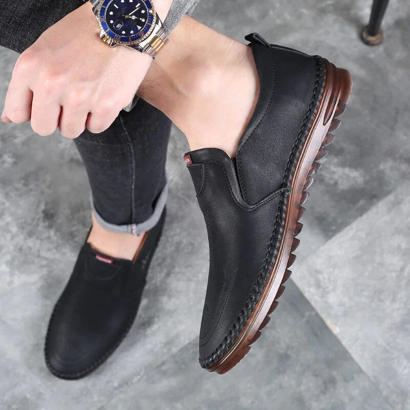 Curt - Bequeme und Atmungsaktive Loafers aus Leder