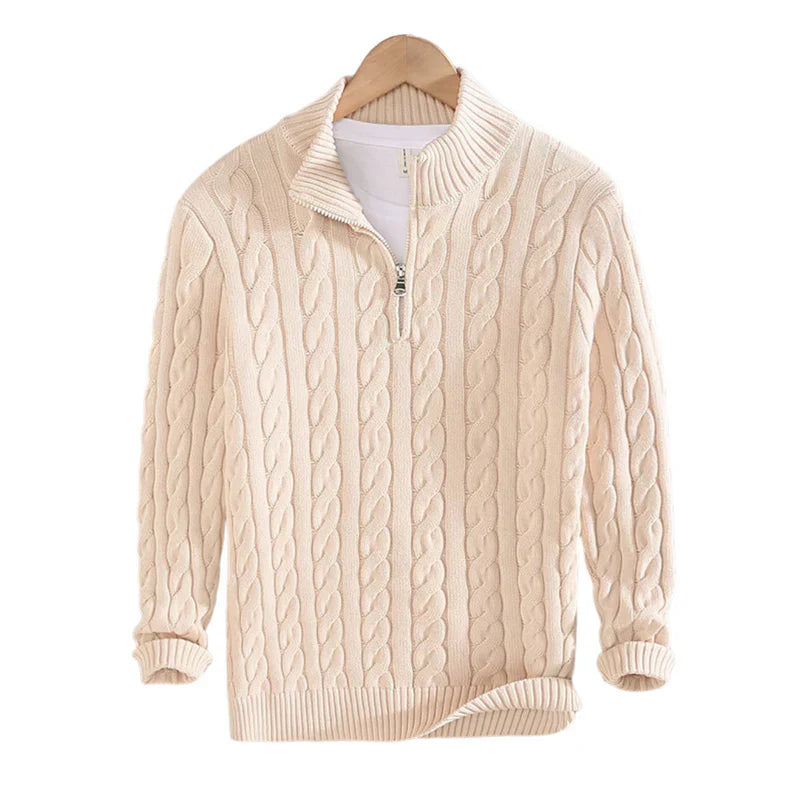 Modischer Strickpullover mit Reißverschluss - Ulises