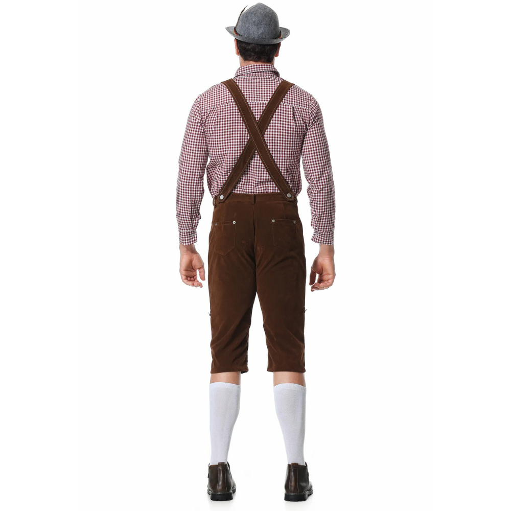 Devako Lederhosen Oktoberfest Kostüm für Herren – Dreiteiliges Set
