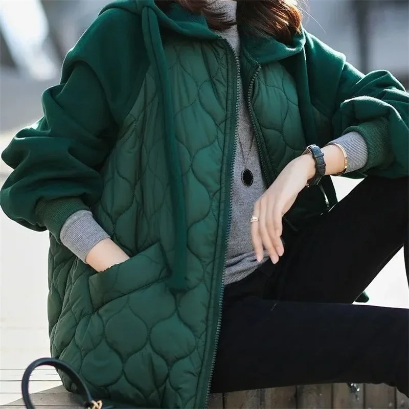 Ylka Jacket | Übergroße Steppjacke mit Kapuze für winterlichen Komfort