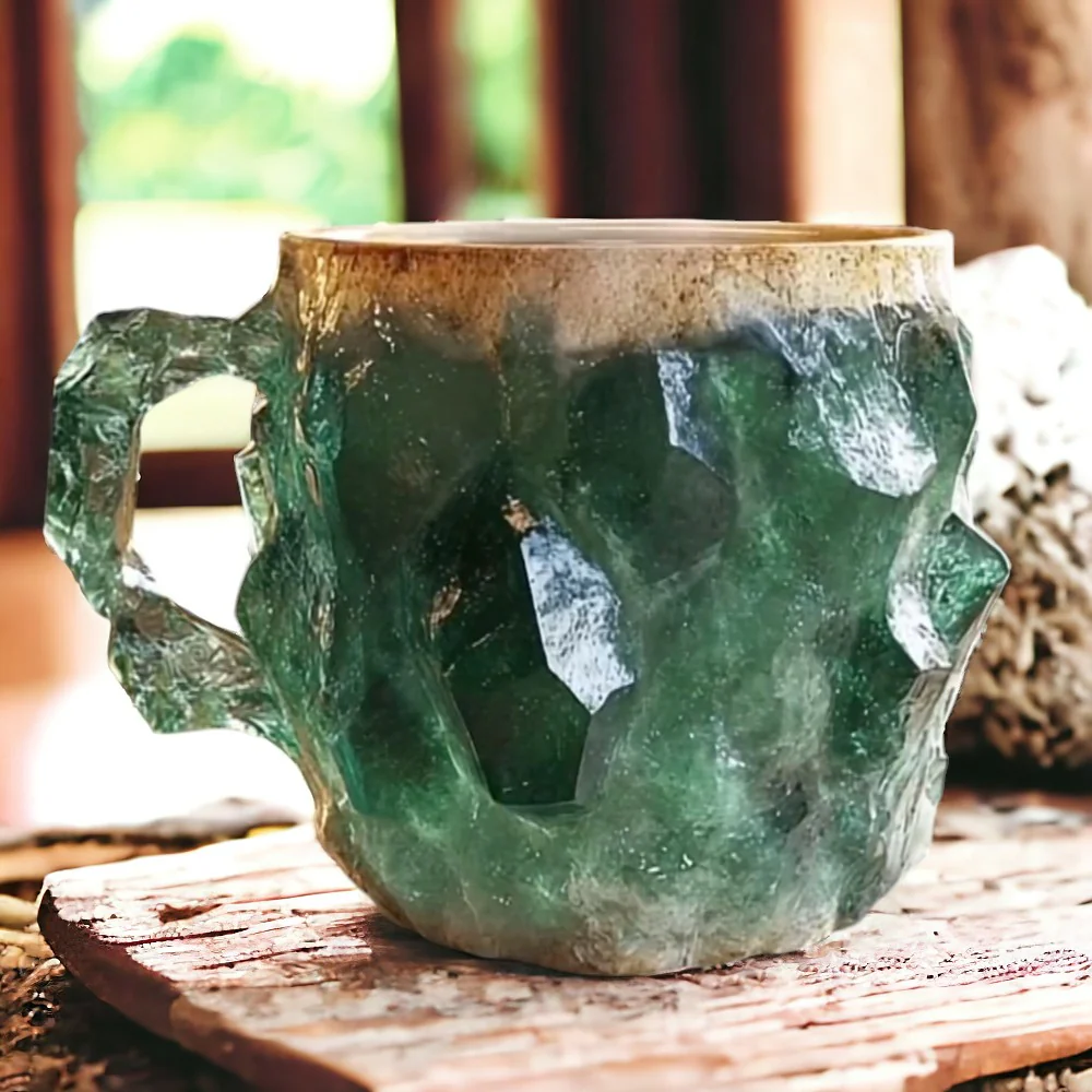 Lina | Resin Stenkop Becher - Elegant håndlavet drikkeoplevelse