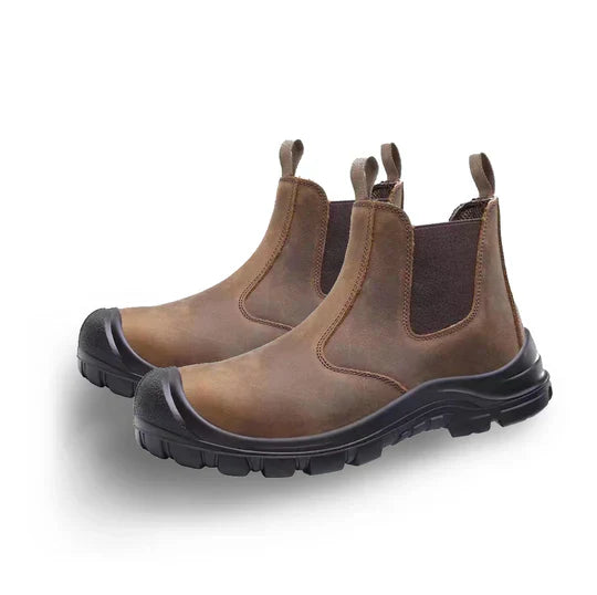 FlexGuard – Orthopädische Sicherheitsstiefel PU-Sohle & Leder – Für die Arbeit