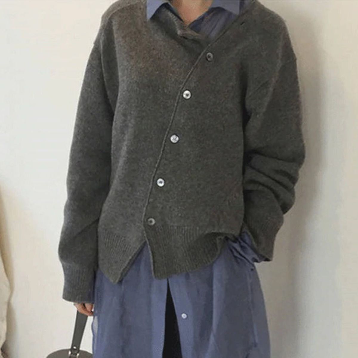 PureSoft – Kasjmirsweater med legende knaplukning