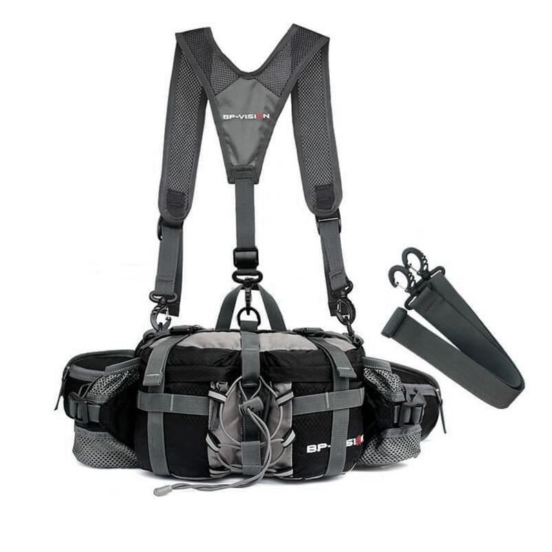 Outdoor Adventure Crossbody Taske - praktisk taske med flere rum