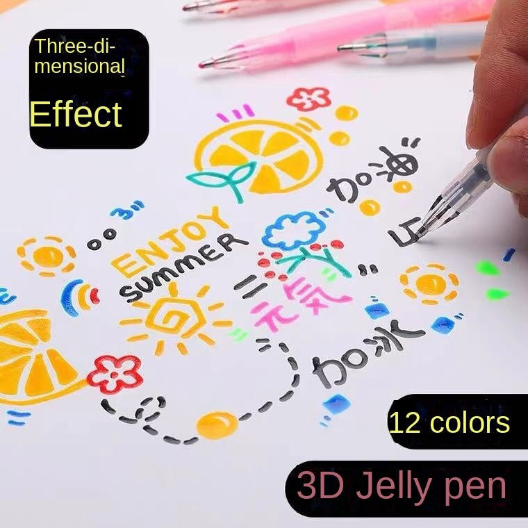 Buntes Gelstift-Set für kreative 3D-Designs - 3D ArtPen Set