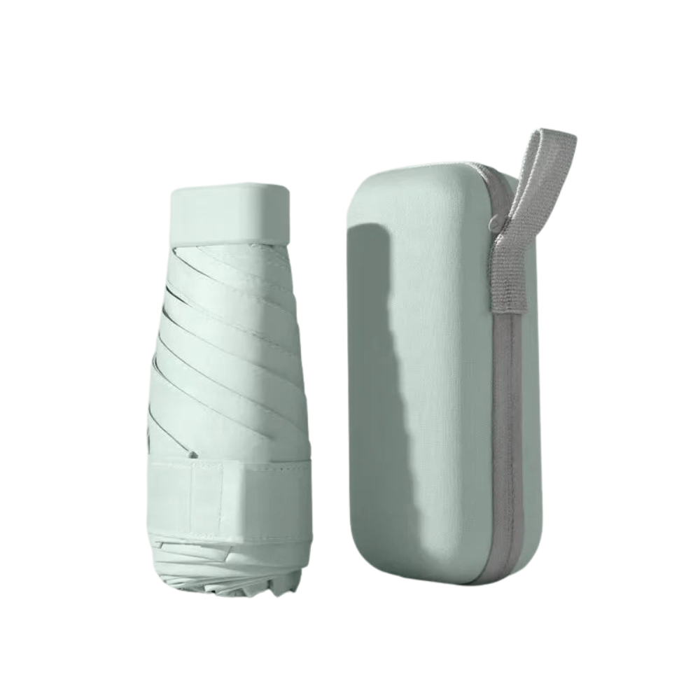 Mini-parapluie résistant aux UV et imperméable, compact pour voyages et excursions