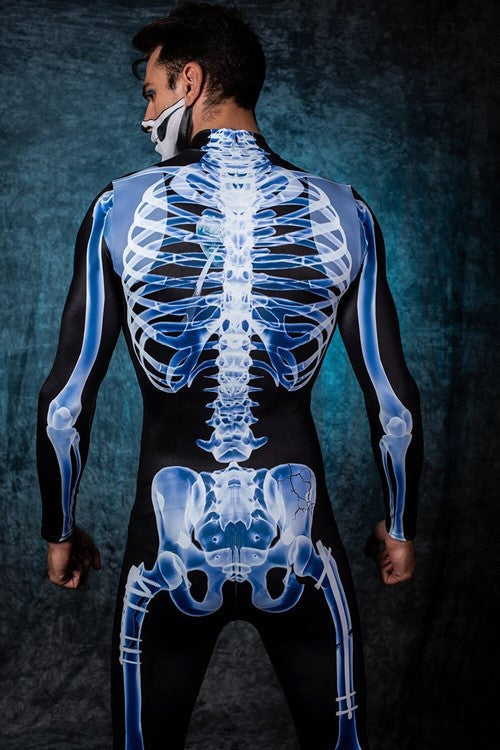 Røntgen Halloween Kostume – Lysende Heldragt i Røntgen-look