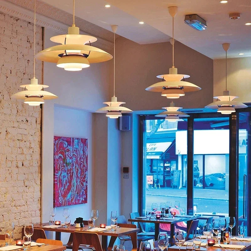 Moderne LED loftlampe rund – dæmpbar & holdbar – stilfuld belysning til stue, spisestue & kontor