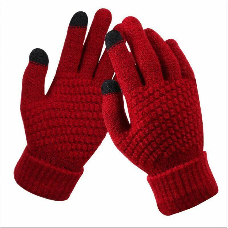 Gestrickte Touchscreen-Handschuhe für Frauen - Amara