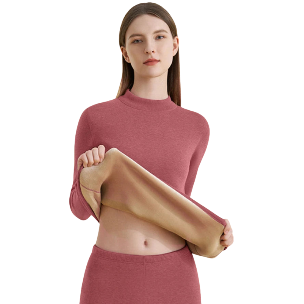 Sous-vêtements thermiques pour femmes – ensembles à manches longues ultra épais sans coutures pour activités hivernales