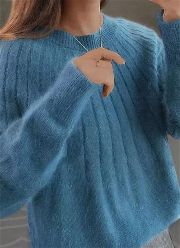 Flauschiger Strickpulli - Inola