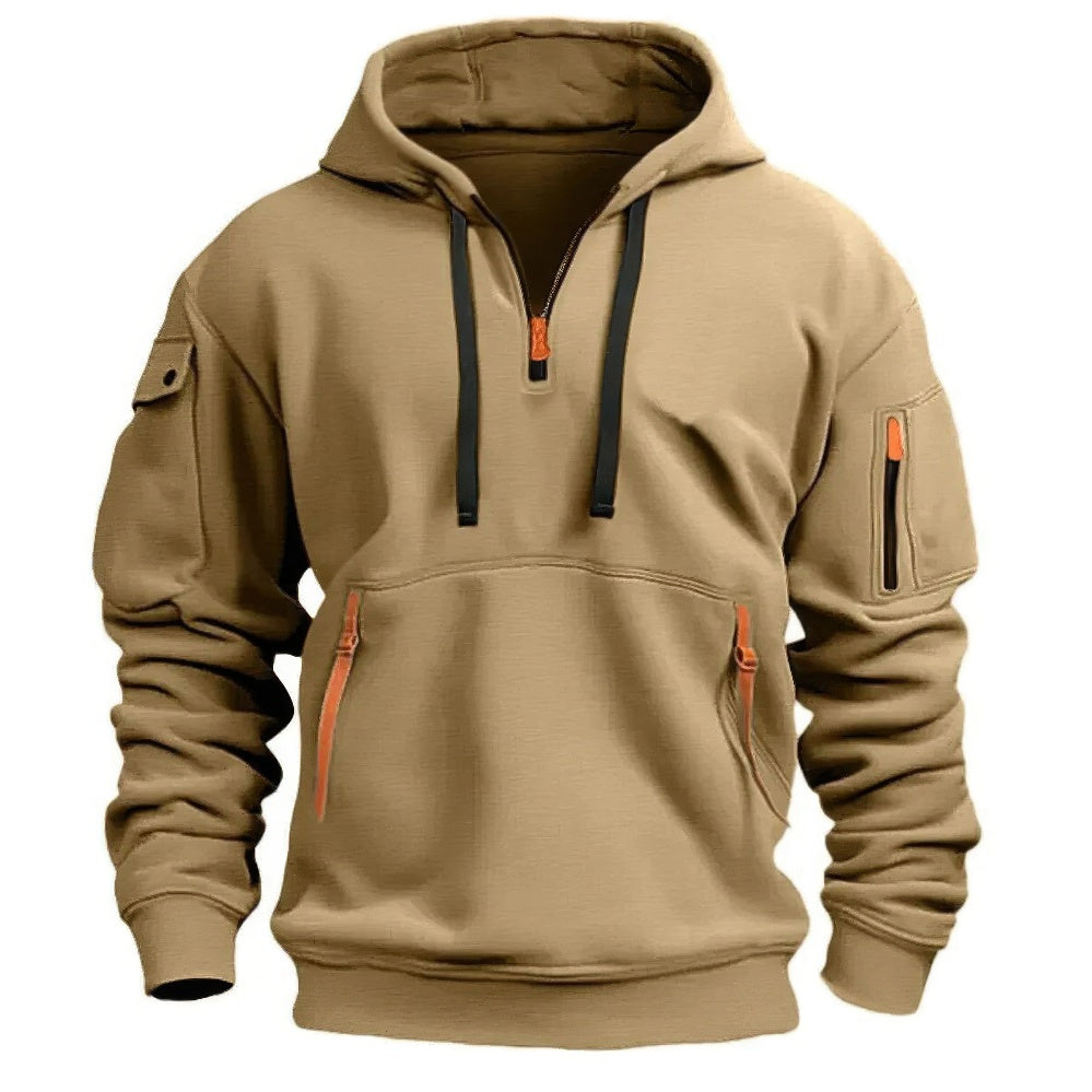 Maglione da uomo con cappuccio in cotone - Comodo e casual
