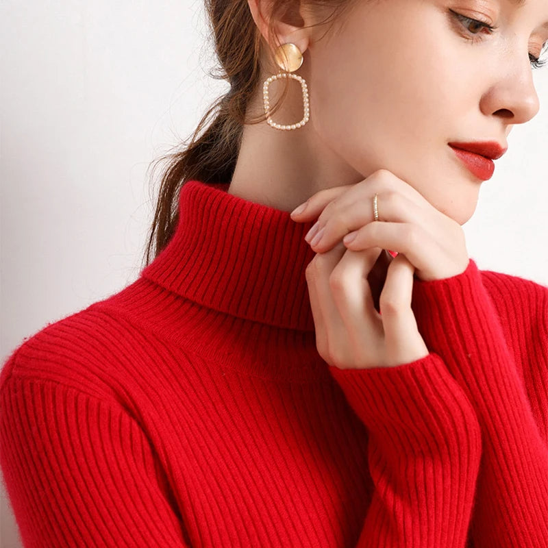 Trendiger Rollkragenpullover - Delja