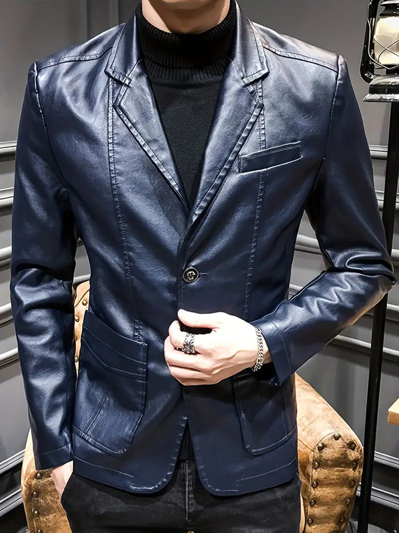 Stylish leather jacket for men - Wick