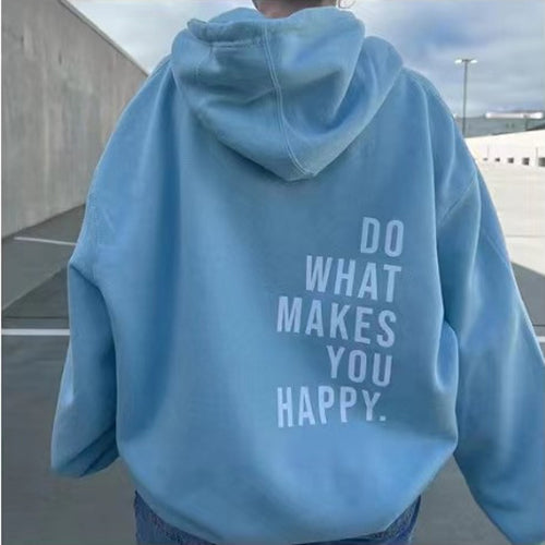 Devako stilfuld statement-hoodie