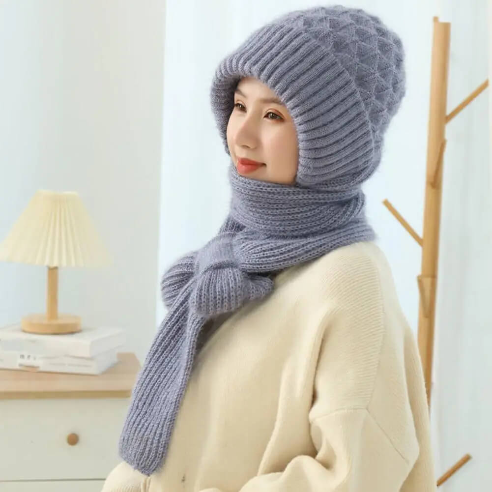 Quiltet metallic vinterjakke med hætte og høj krave | CozyGuard