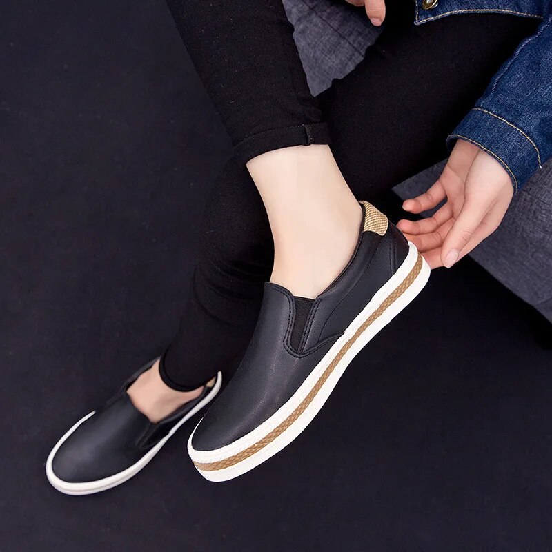 Aileen - Anspruchsvolle und Opulente Loafers aus Leder