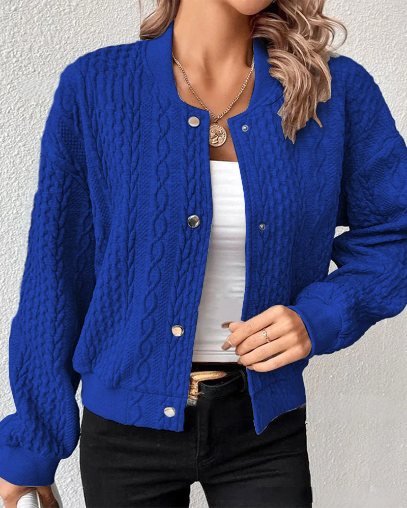 Klassische Strickjacke mit Knöpfen - Bridie