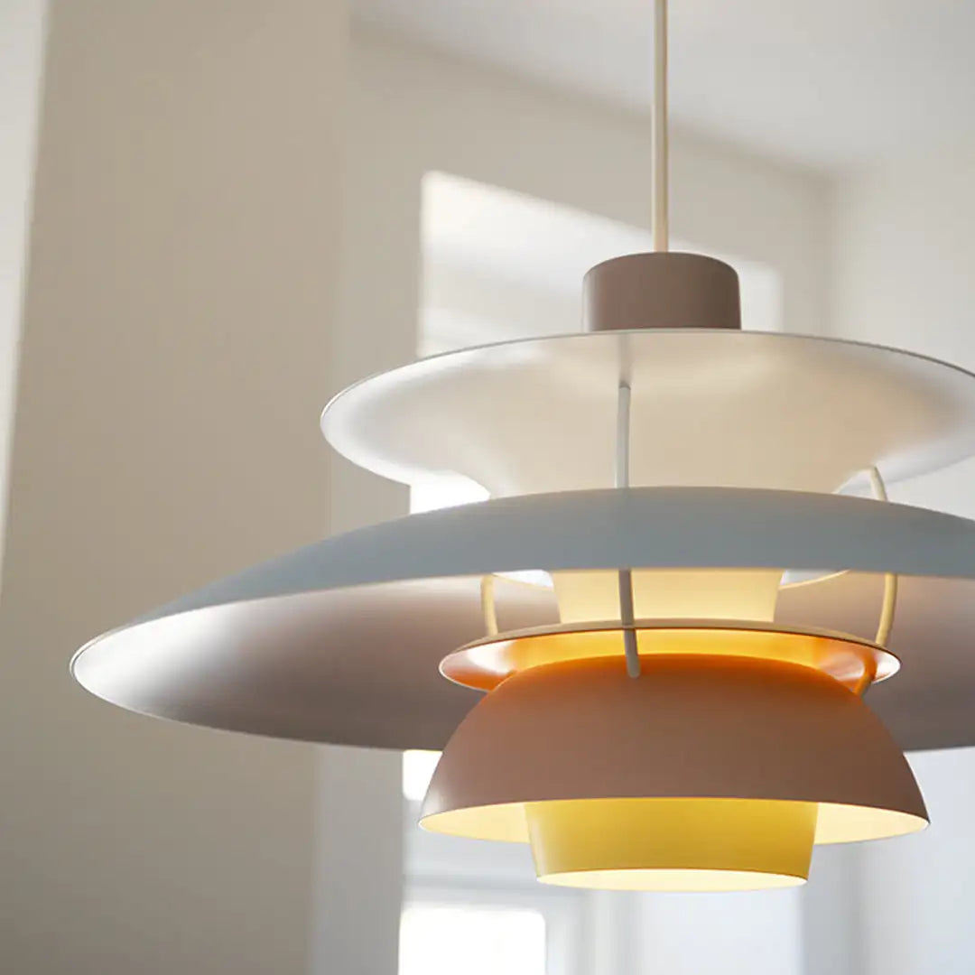 Moderne LED loftlampe rund – dæmpbar & holdbar – stilfuld belysning til stue, spisestue & kontor