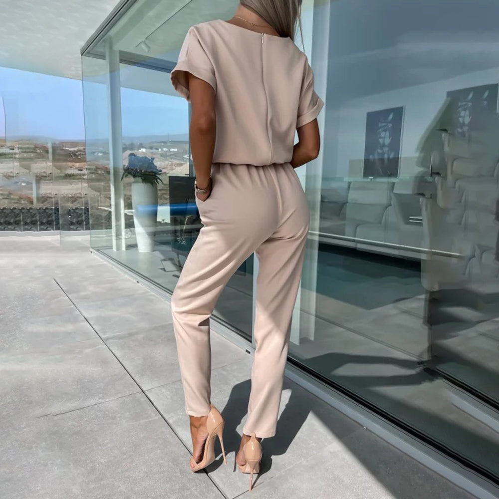 Devako Chic Jumpsuit med sløjfedetalje