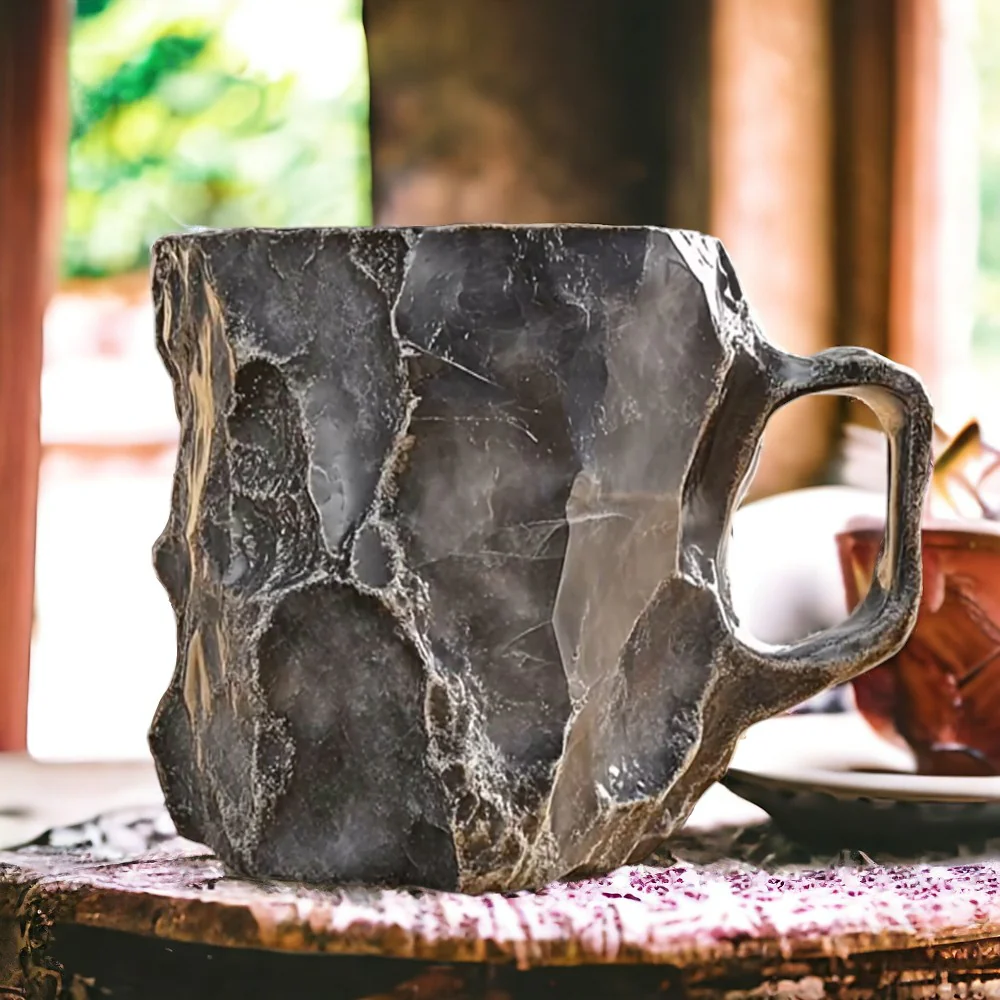 Lina | Resin Stenkop Becher - Elegant håndlavet drikkeoplevelse