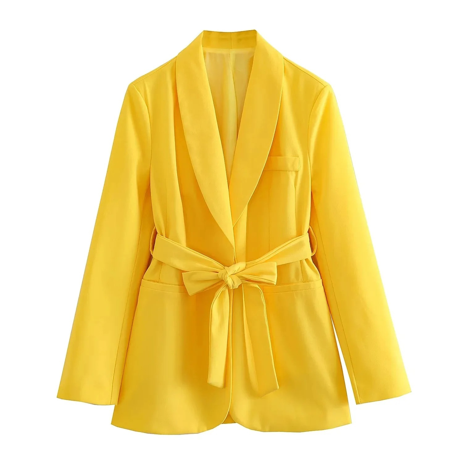 Mehrfarbiges Blazer- und Hosenset im Homewear-Stil - Bianca