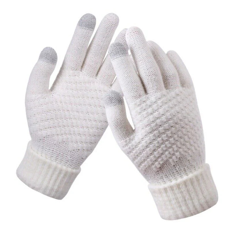 Gestrickte Touchscreen-Handschuhe für Frauen - Amara