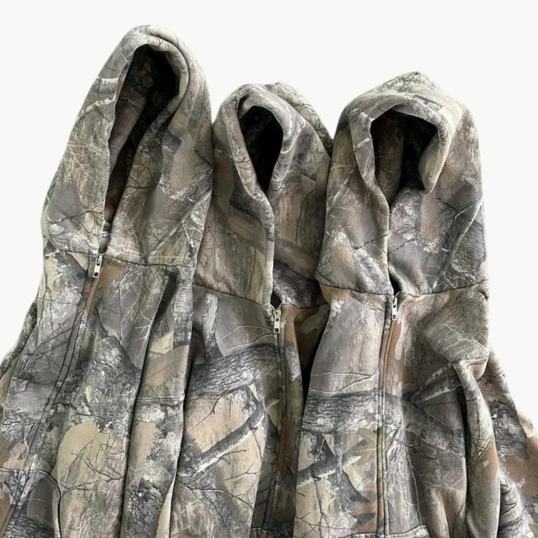 Gemütlicher Camo Hoodie | Komfort in Übergröße und stylischer Camo-Look