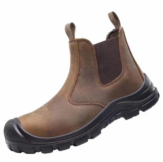 FlexGuard – Orthopädische Sicherheitsstiefel PU-Sohle & Leder – Für die Arbeit