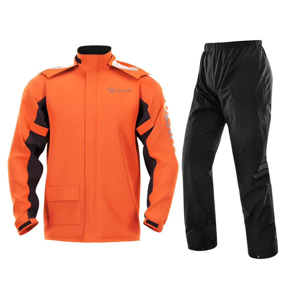 Combinaison de pluie pour moto pour hommes et femmes, 100% étanche, légère et respirante