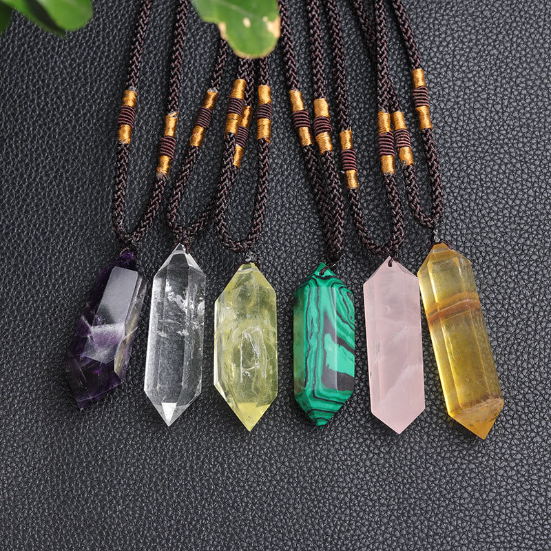 Collana curativa naturale in cristallo di ametista – Lyra