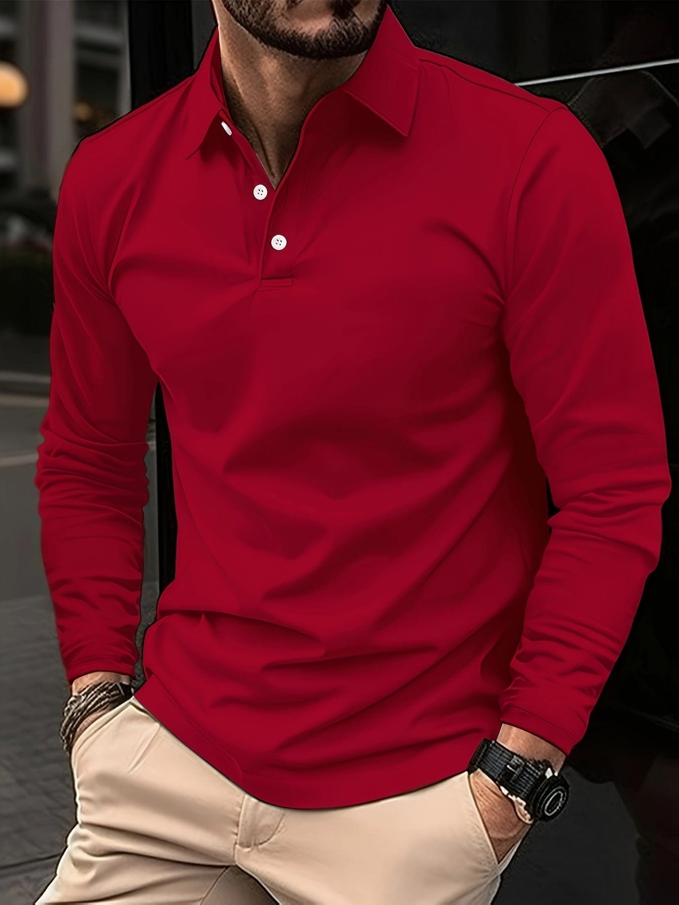 Devako Théo｜Polo homme à manches longues