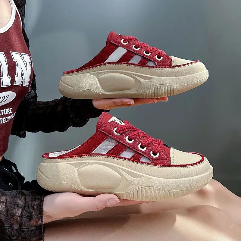 Mette - Halbe Pantoffel Weiß Schuhe