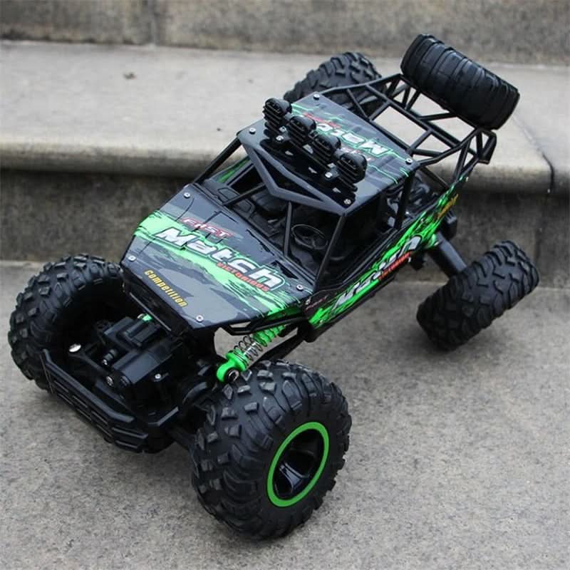 RC Monster Truck – 4x4 Allradantrieb mit Robuster Karosserie & Geländetauglichen Reifen