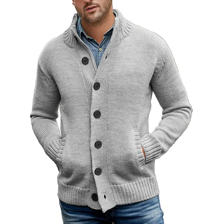 Klassische Strickjacke mit Knöpfen - Archie