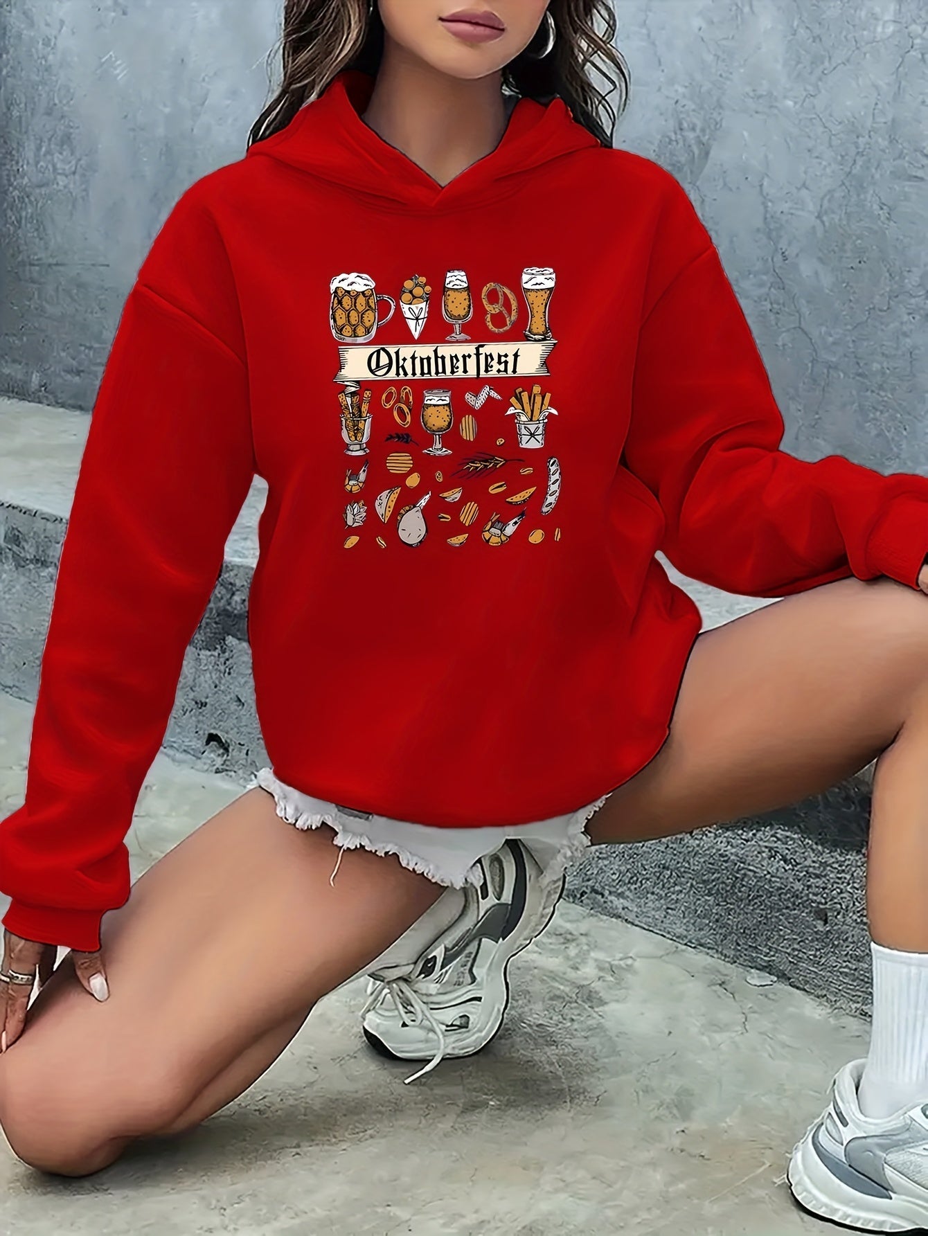 Bavaria Spirit Dames Hoodie Anna – Oktoberfest Warm für Herbst & Winter