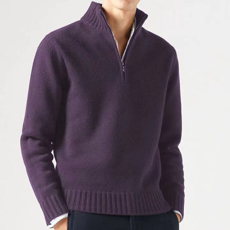 Pullover mit halbem Reißverschluss für Männer - Dani