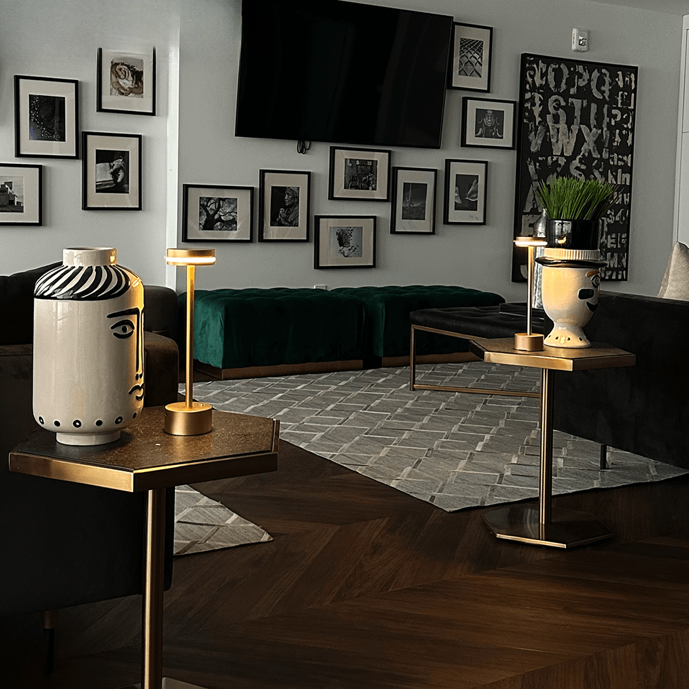Devako LuxeLight | Kabellose Tischleuchte - Beleuchten Sie Ihren Raum mit Raffinesse